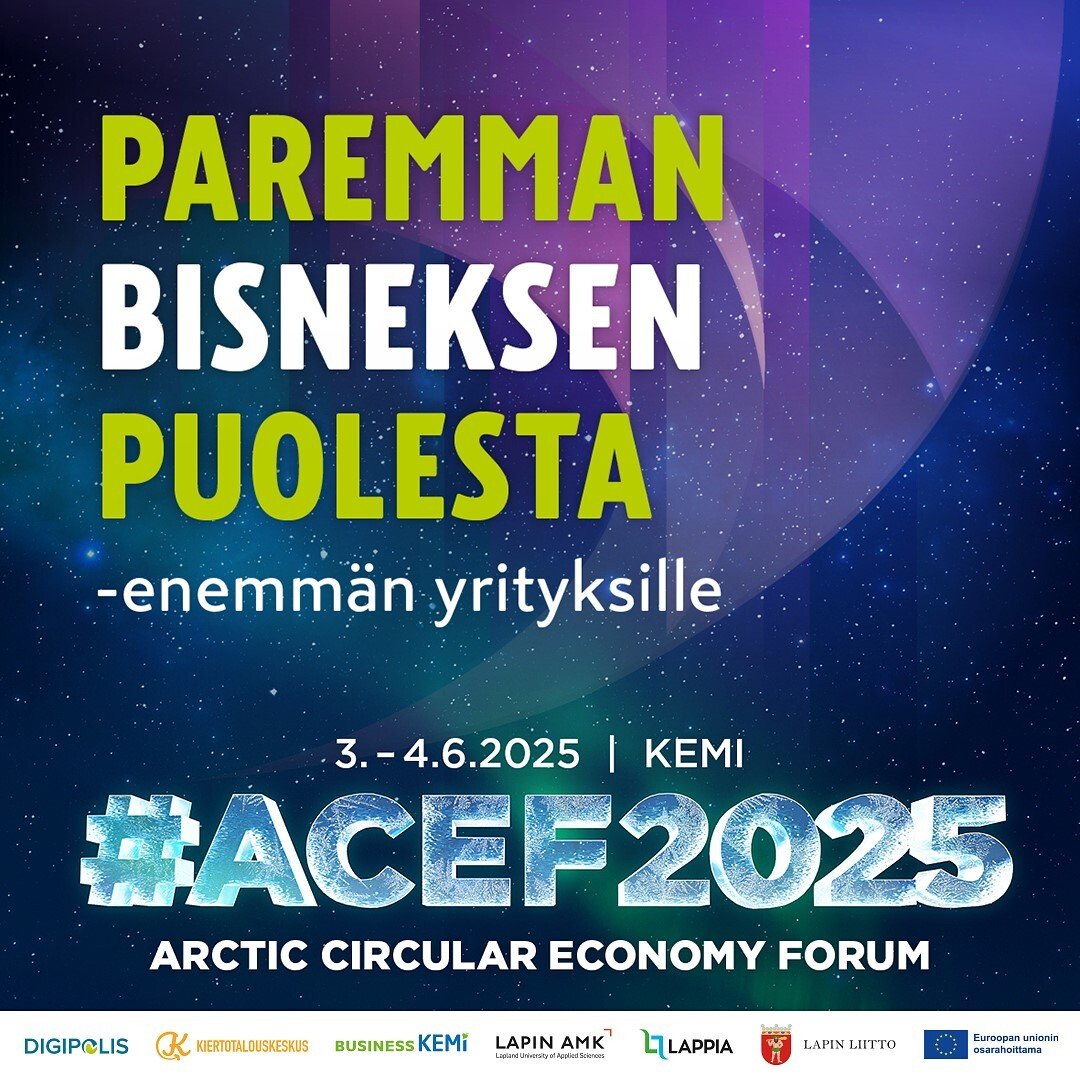 ACEF2025 -forum Kemissä alkaa tänään! #ACEF2025