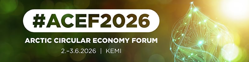 Kiertotalouden huipputapahtuma ACEF2026 -forum 2.-3. kesäkuuta Kemissä.