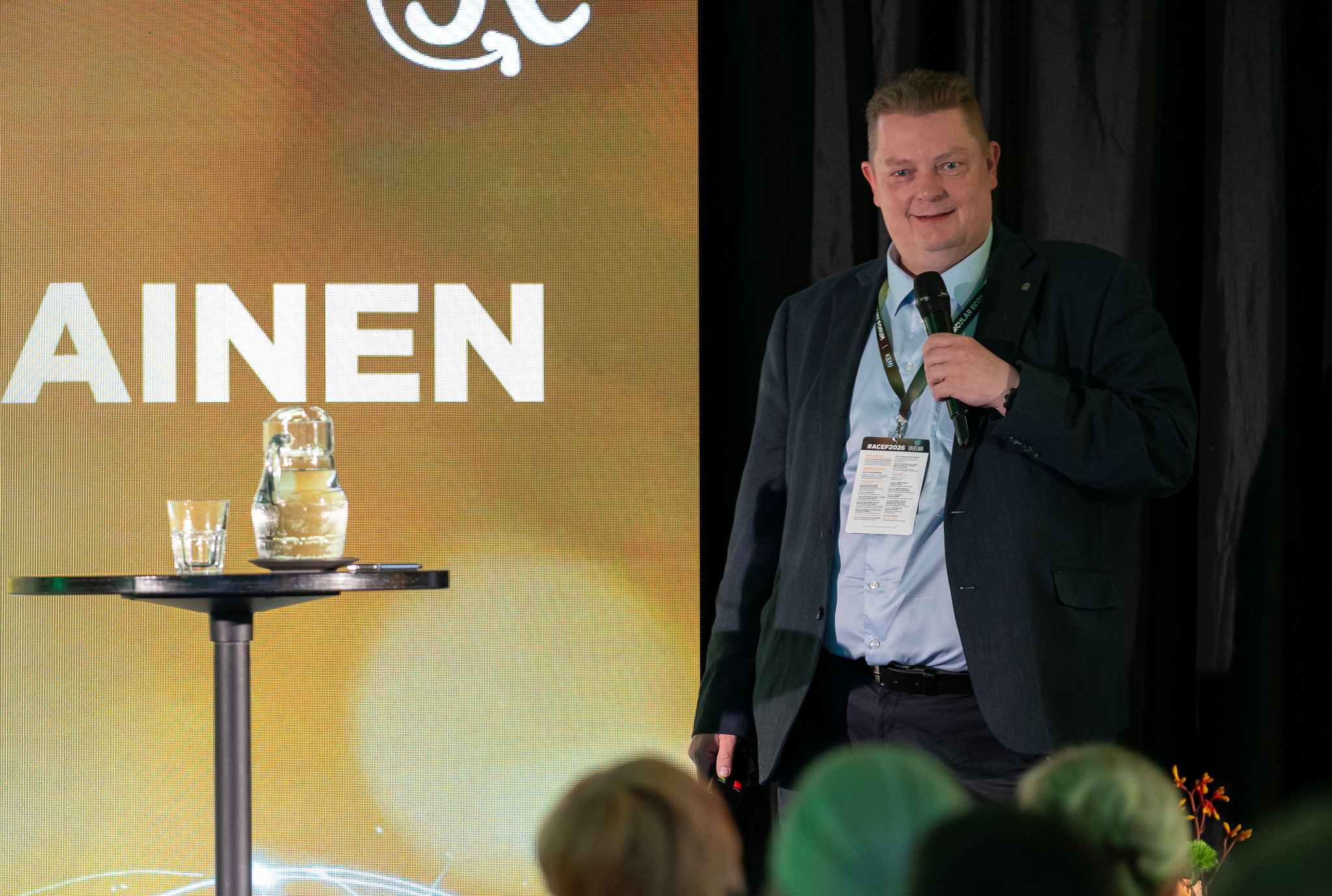 ACEF2026 -forum 3.6. kaupunginjohtaja Matti Ruotsalainen Kuva Videcam