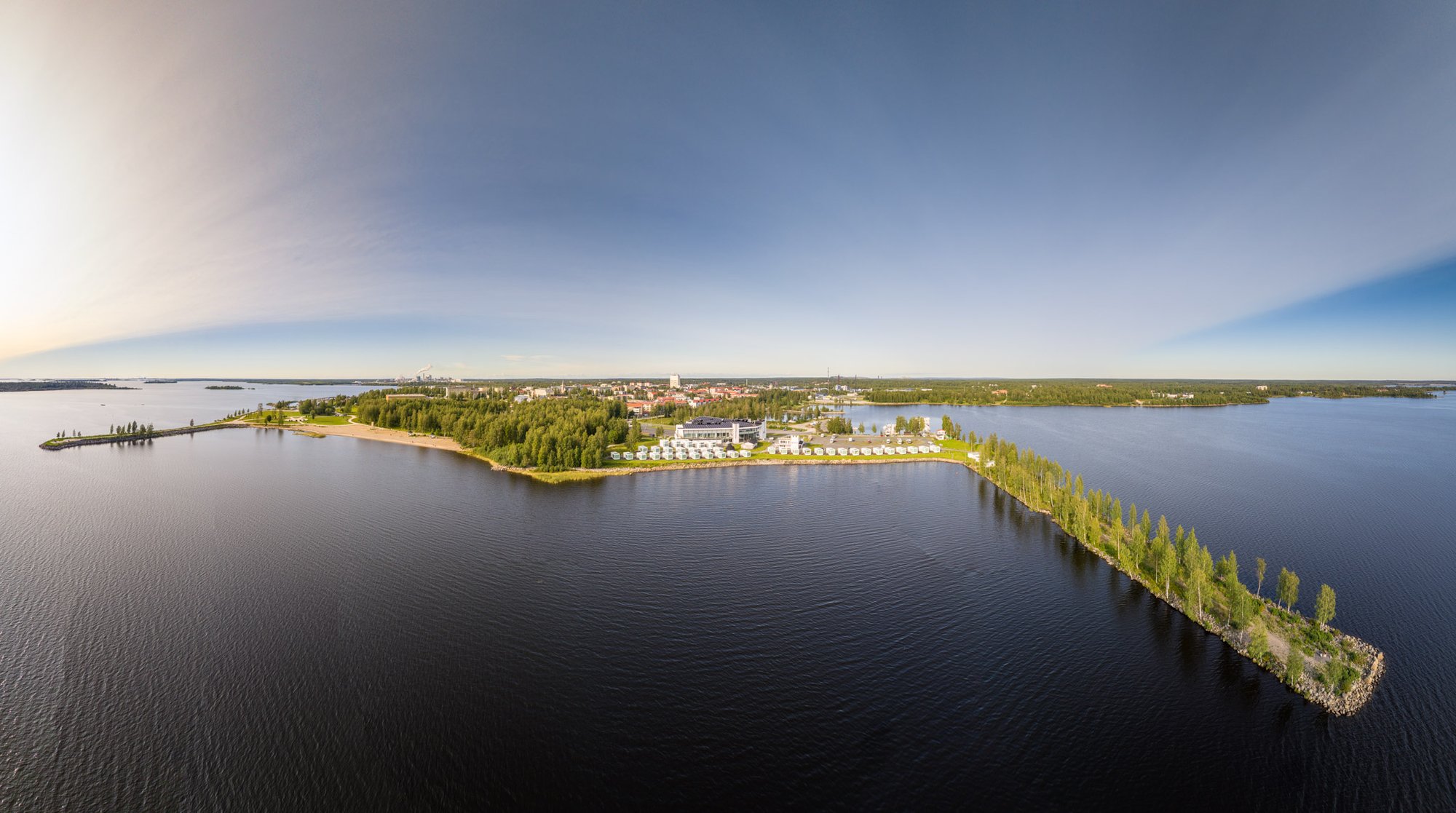 Kemin Lumilinna mereltä päin kuva: KUVAVUORINEN