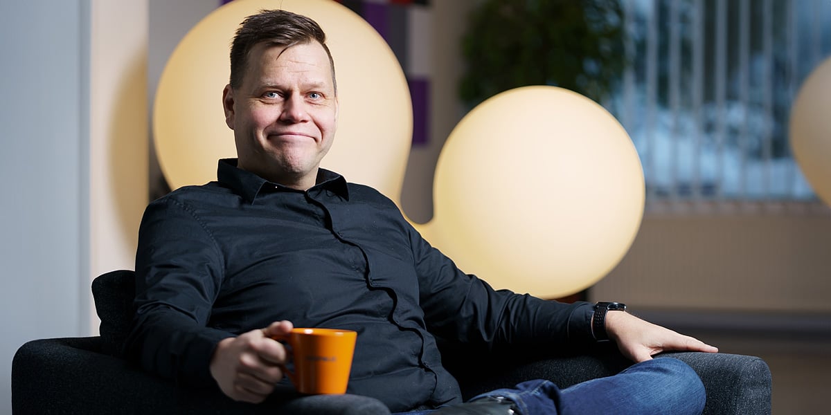 20-vuotias 3D Hacklin on toiminut Digipoliksessa vuodesta 2006. Kuvassa yrittäjä Pekka Hacklin. 