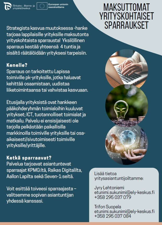 ELY maksuttomat sparraukset