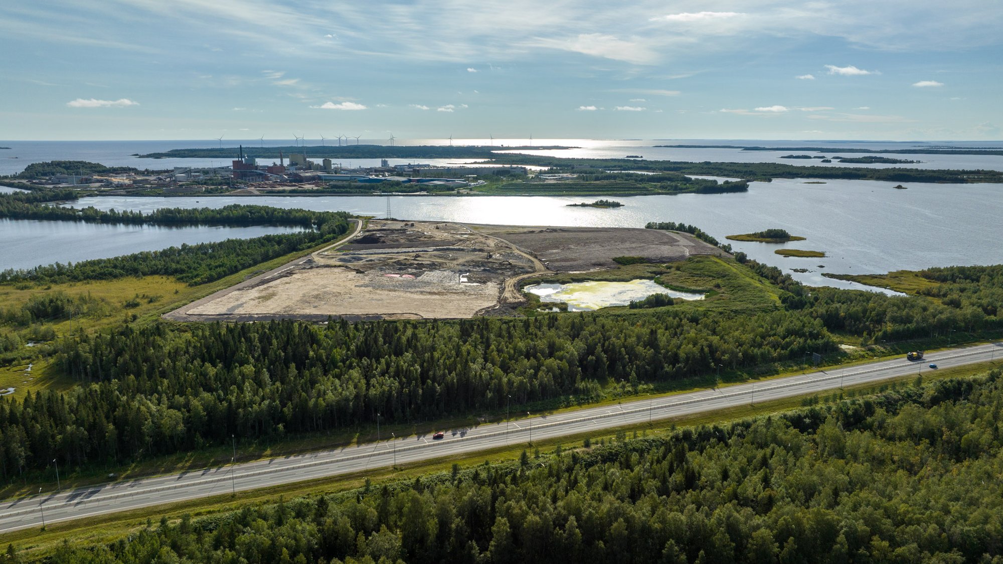 Invest in Kemi Muun muasa Veitsiluodon teollisuusalue on Kemintullin läheisyydessä. KUVA KUVAVUORINEN