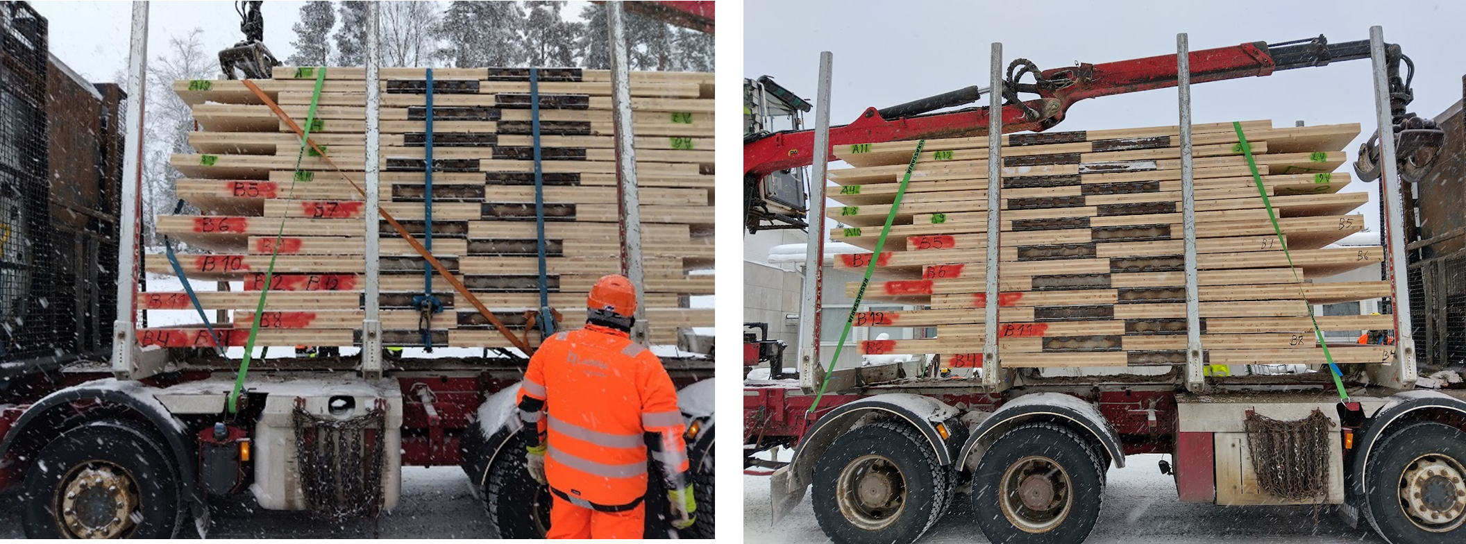 Tytti Ahoranta blogi Pihatestit: CLT-levyt lomitettuna kuormassa