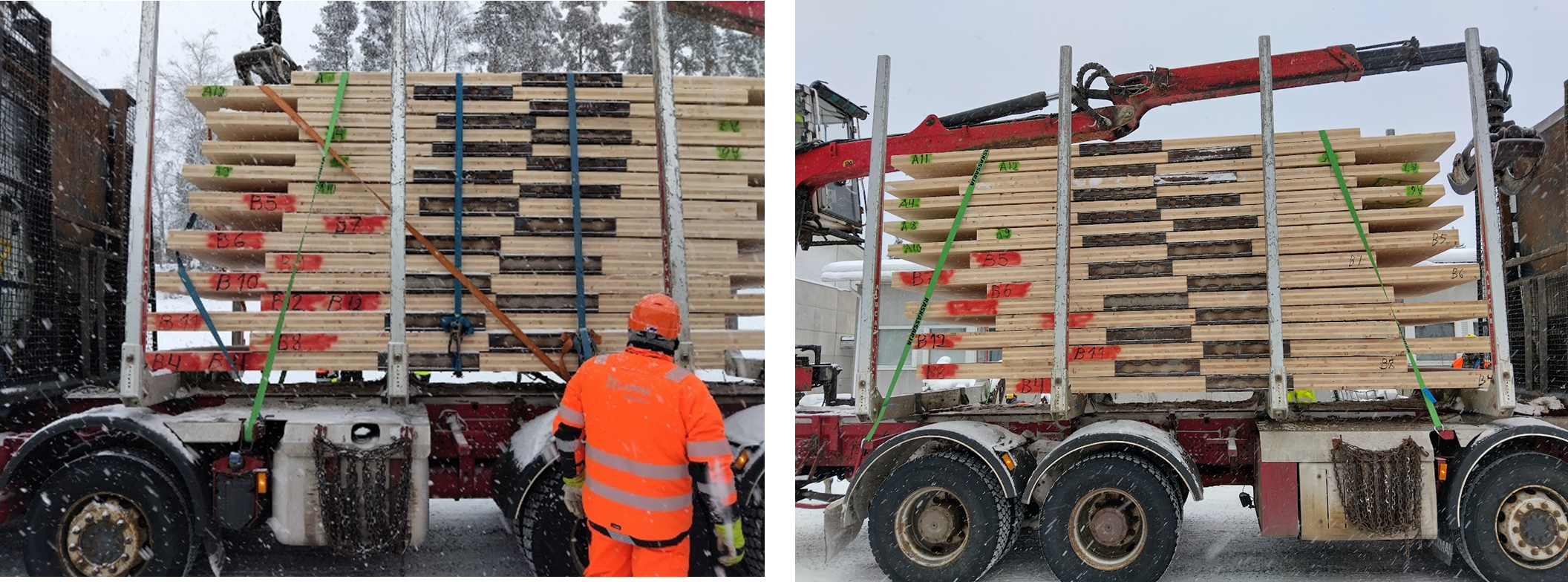 Tytti Ahoranta blogi Pihatestit: CLT-levyt lomitettuna kuormassa