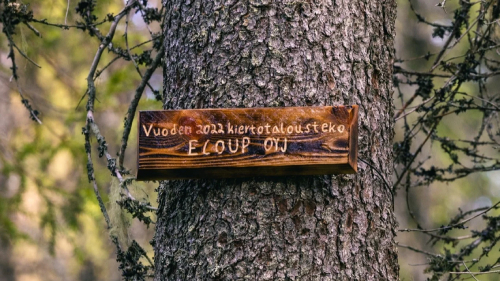 Vuoden 2022 Kiertotalousteko -palkinto Eco Up oyj