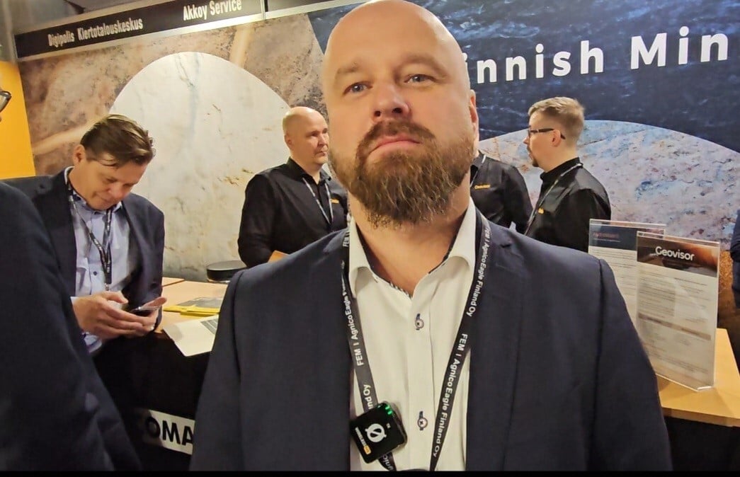 Geovisor oy:n toimitusjohtaja Pekka Kantia on kaikin puolin tyytyväinen FEM2025 -tapahtuman antiin. Kuva Soile Suvanto Kemin Digipolis oy