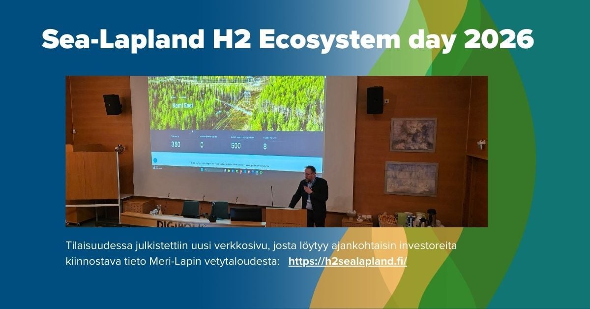 Sea-Lapland H2 Ecosystem day 2026 Janne Rautio h2sealapland.fi