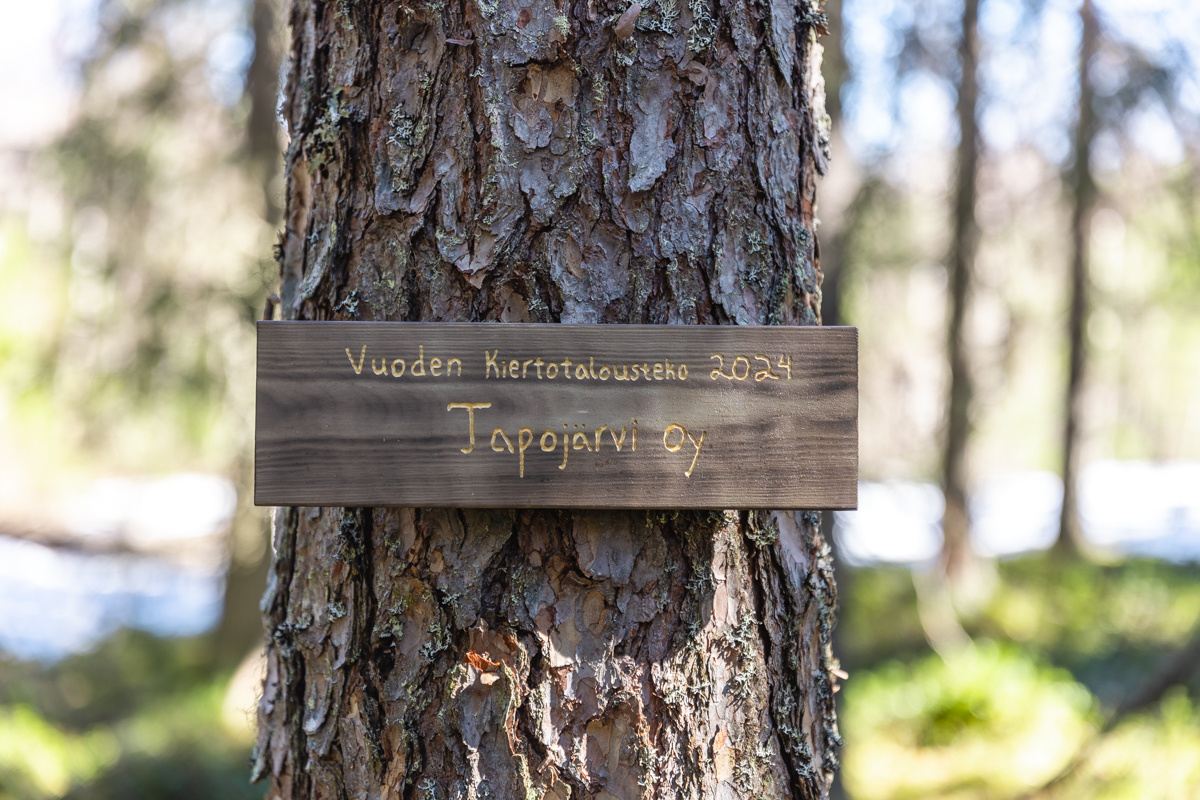 Vuoden Kiertotalousteko -palkinto 2024