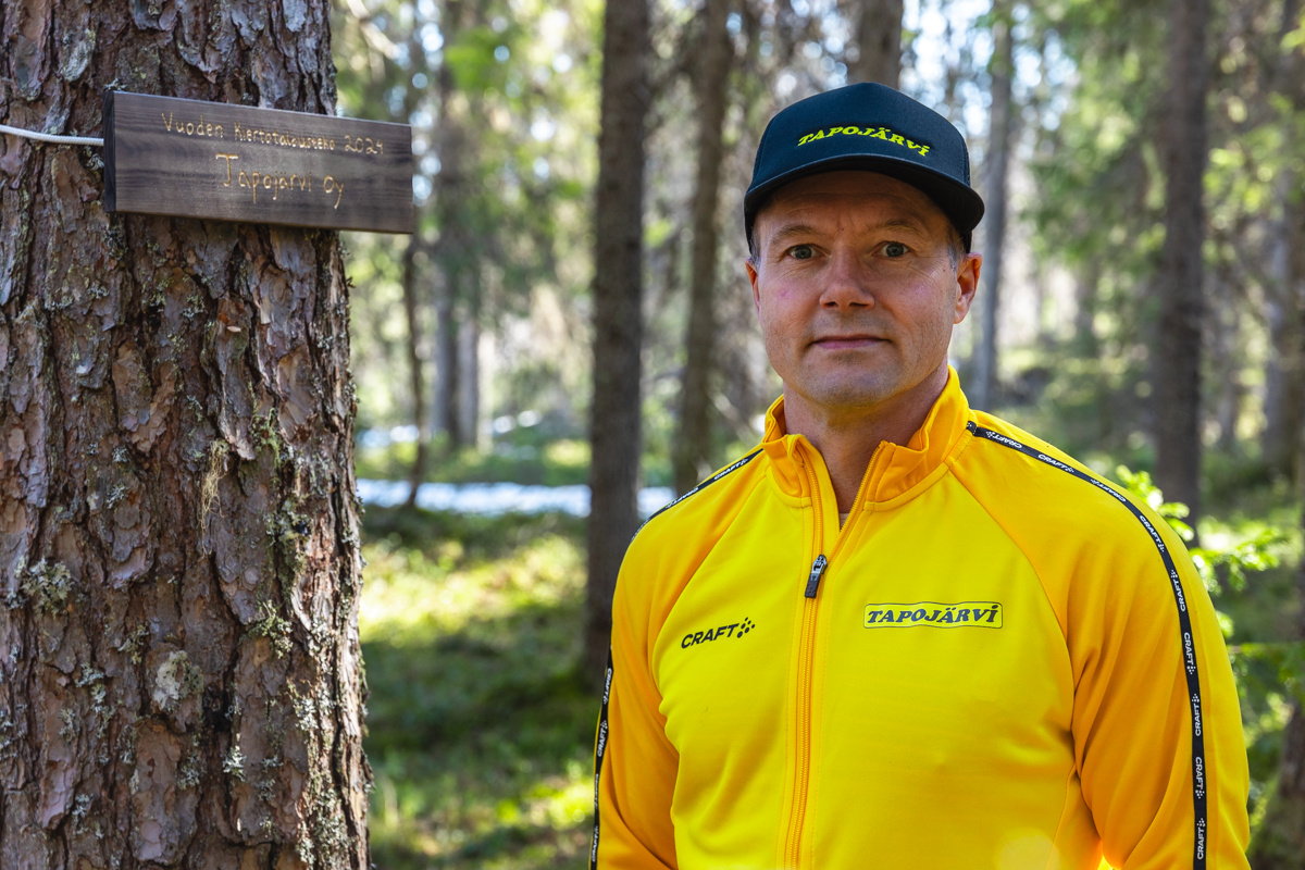 Liiketoimintajohtaja Veli-Matti Martta Vuoden Kiertotalousteko -palkinto 2024