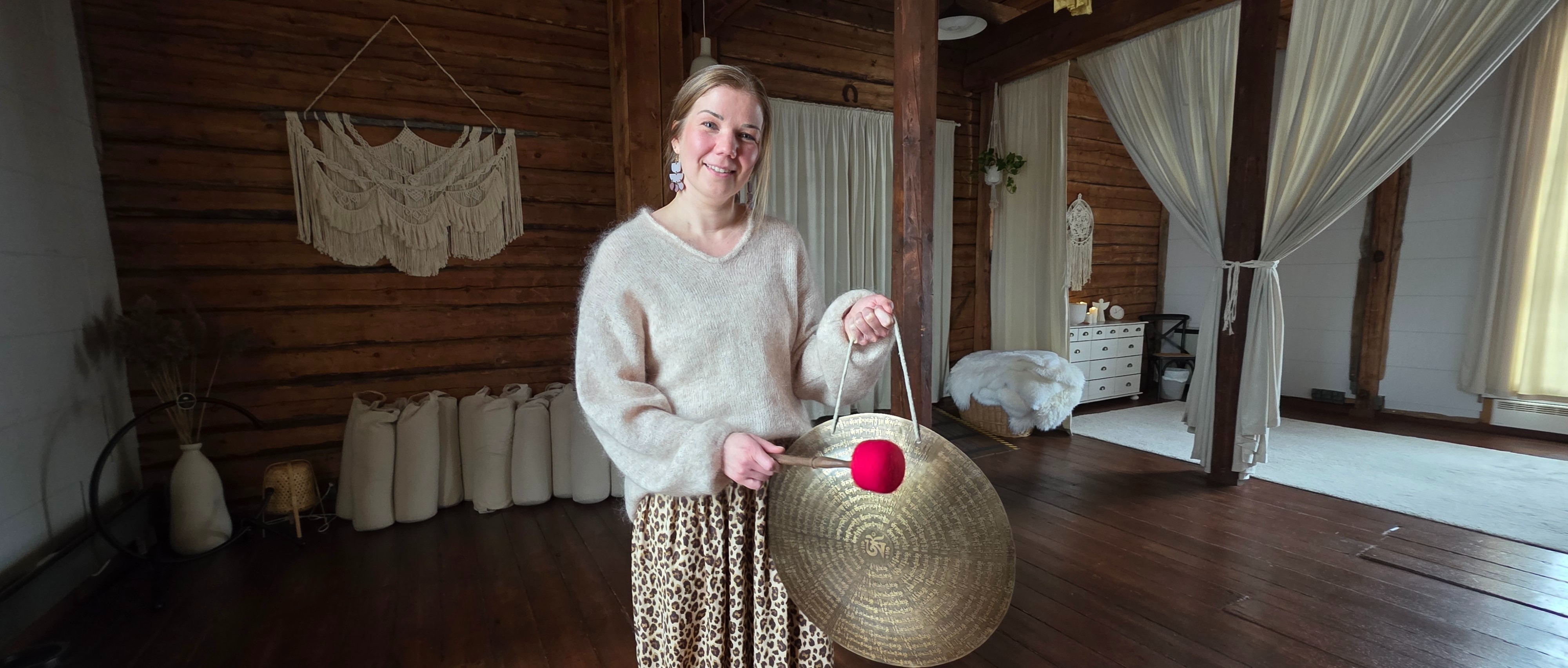 Hyvinvointikeskus Tyyneyden Tilassa Kemissä Tiina Mäkelän yrittäjyys nousi omille siivilleen. Kuva Soile Suvanto Kemin Digipolis oy